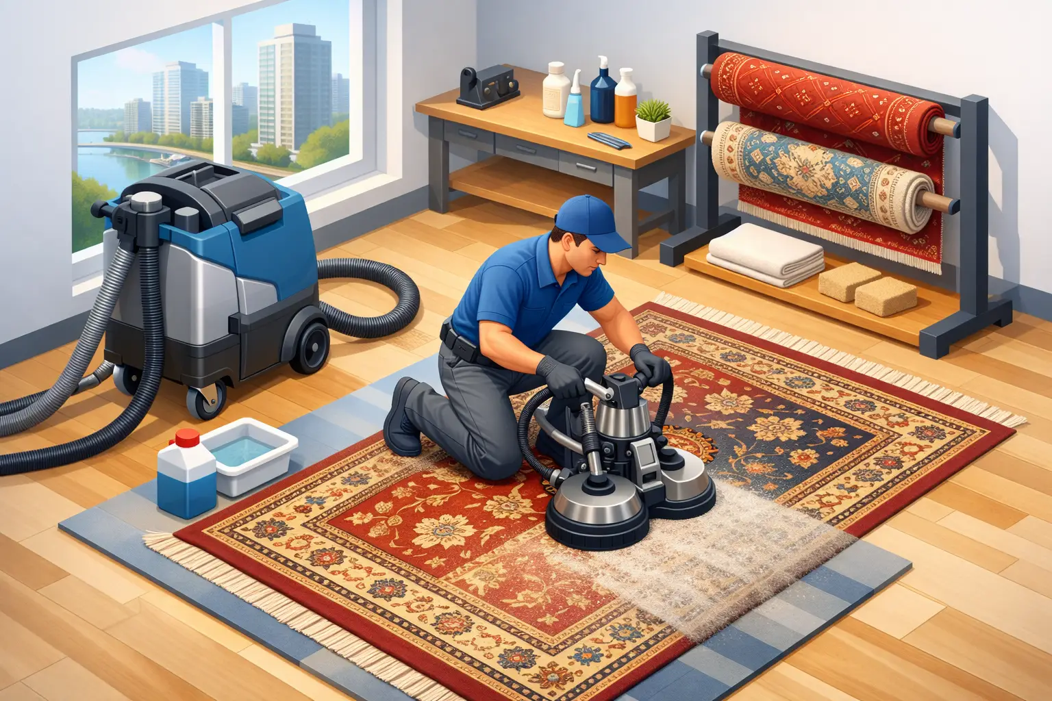 New Westminster Rug Restoration Done Right