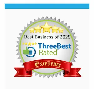 ThreeBest Rated award winner 2025 The One Carpet Cleaning