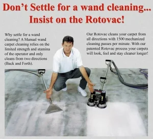 Professional Rotovac restorative carpet cleaning and sterilization services provided by Award Winning The One Carpet Cleaning throughout the Vancouver Lower Mainland