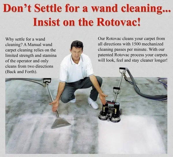 Professional Rotovac restorative carpet cleaning and sterilization services  provided by Award Winning The One Carpet Cleaning throughout the Vancouver Lower Mainland